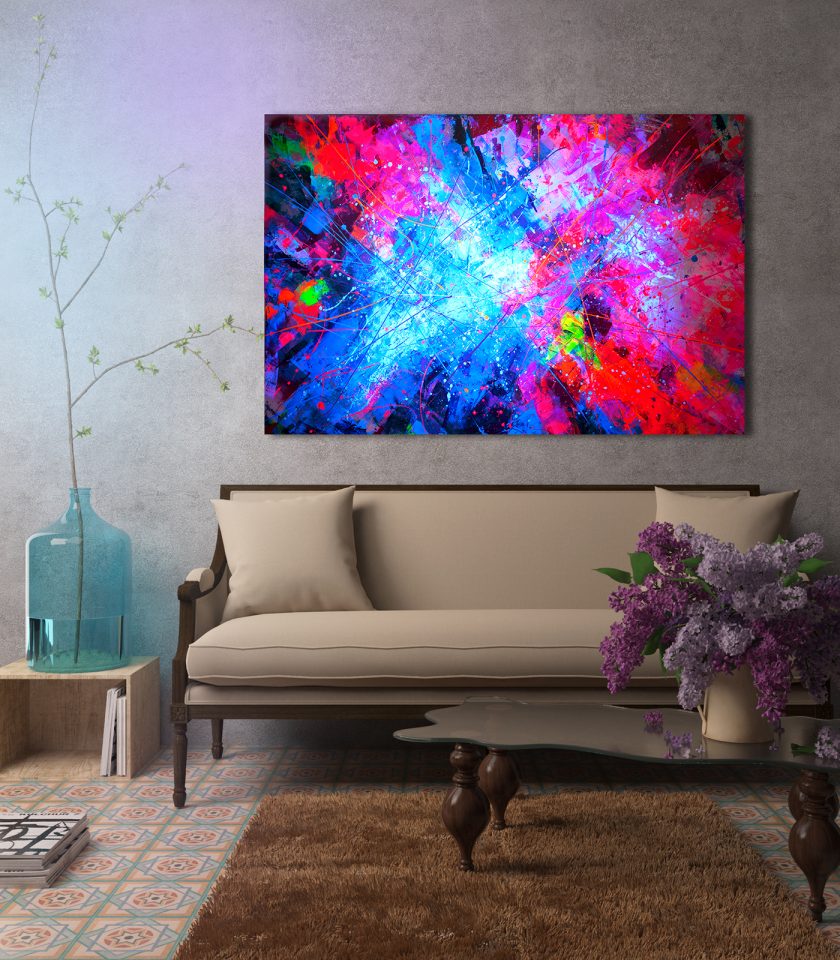 Cosmos UV painting - Image 2