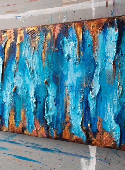 Texture Blue Abstract X