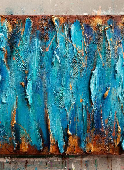 Texture Blue Abstract X