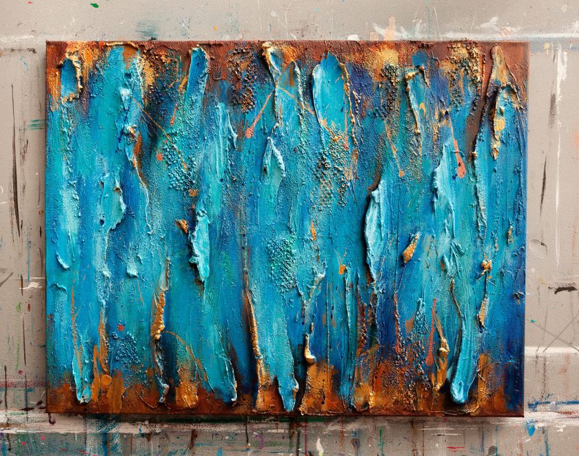 Texture Blue Abstract X - Image 9