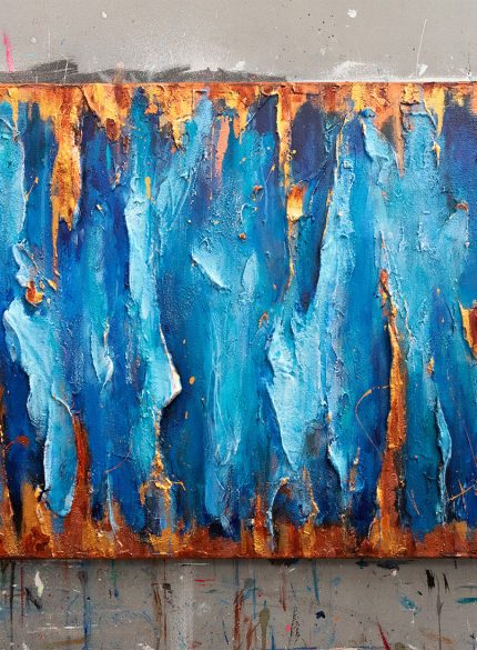 Texture Blue Abstract X