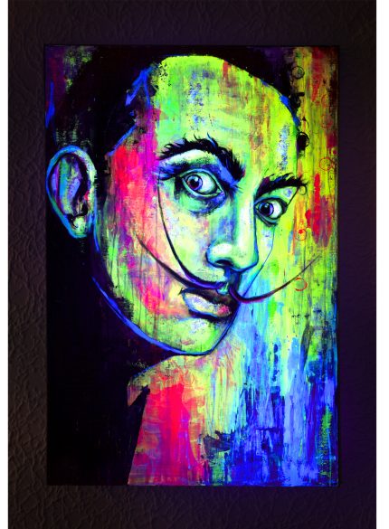 Salvador Dali UV Art