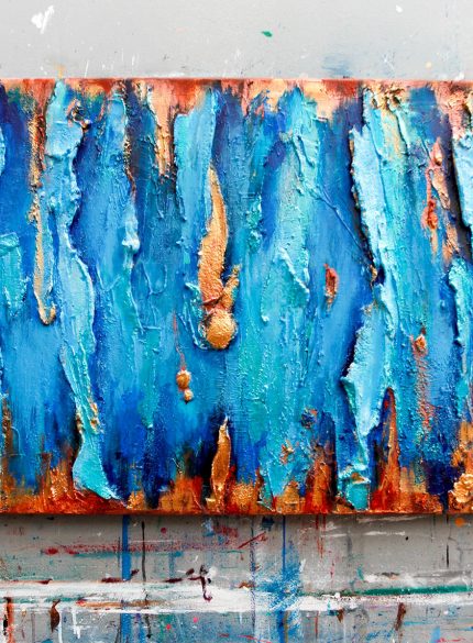 Texture Blue Abstract X