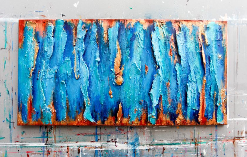 Texture Blue Abstract X - Image 4