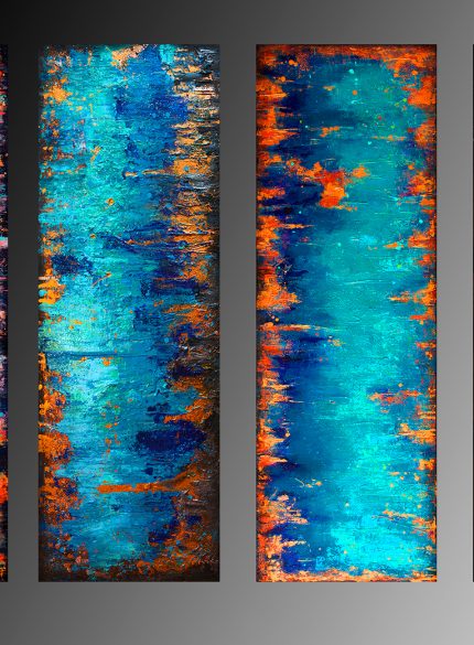 Texture Blue Abstract X