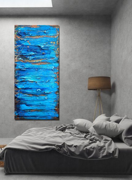 Texture Blue Abstract X