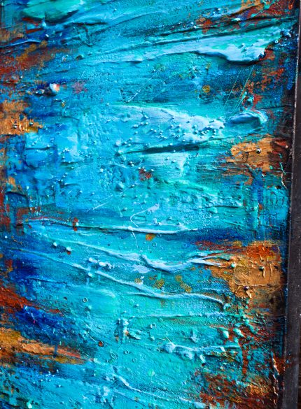Texture Blue Abstract X