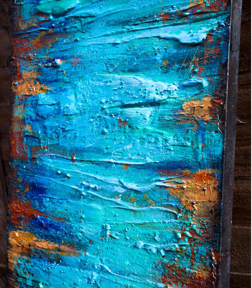 Texture Blue Abstract X - Image 6