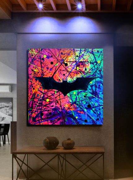 Batman UV Abstract painting