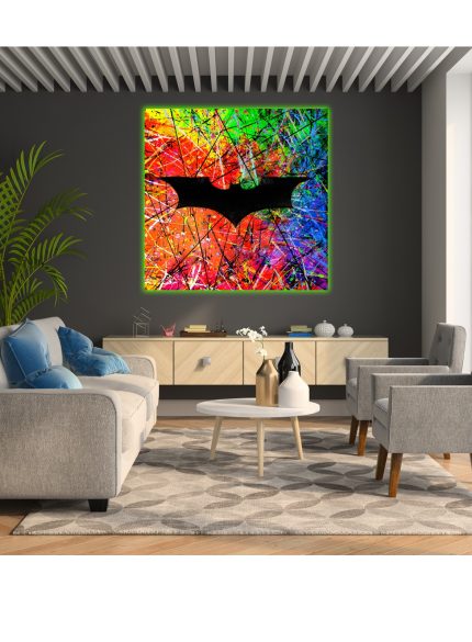 Batman UV Abstract painting