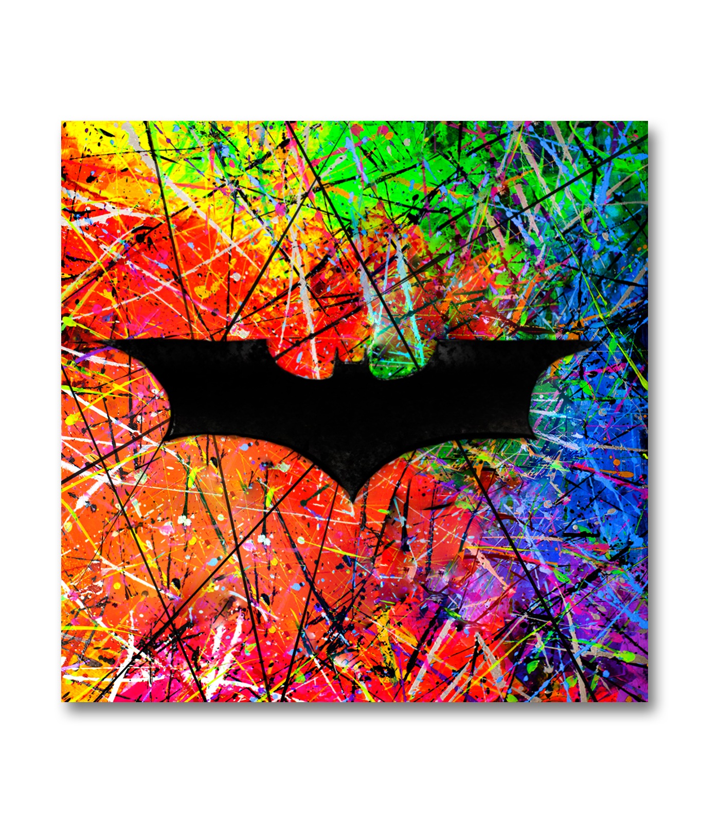 Batman UV Abstract painting - Art Studio s999art