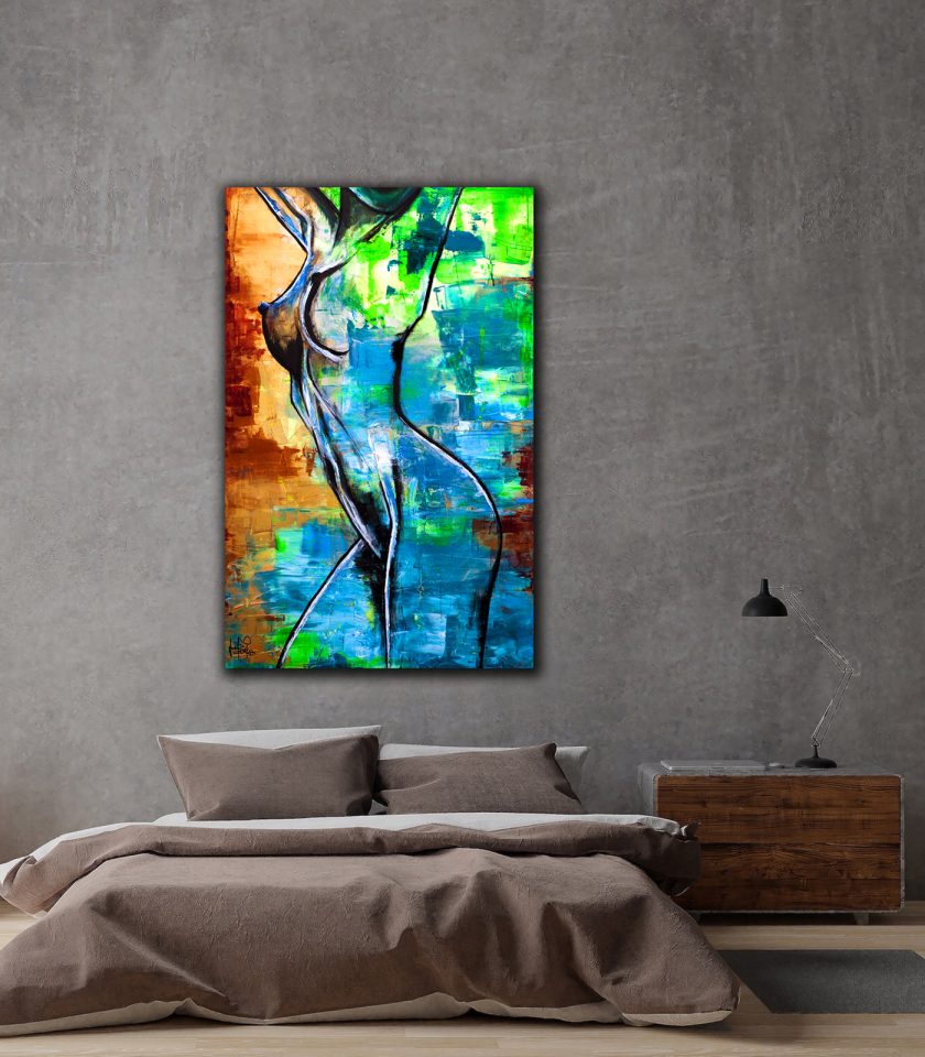 Nude Blue UV painting - Image 3