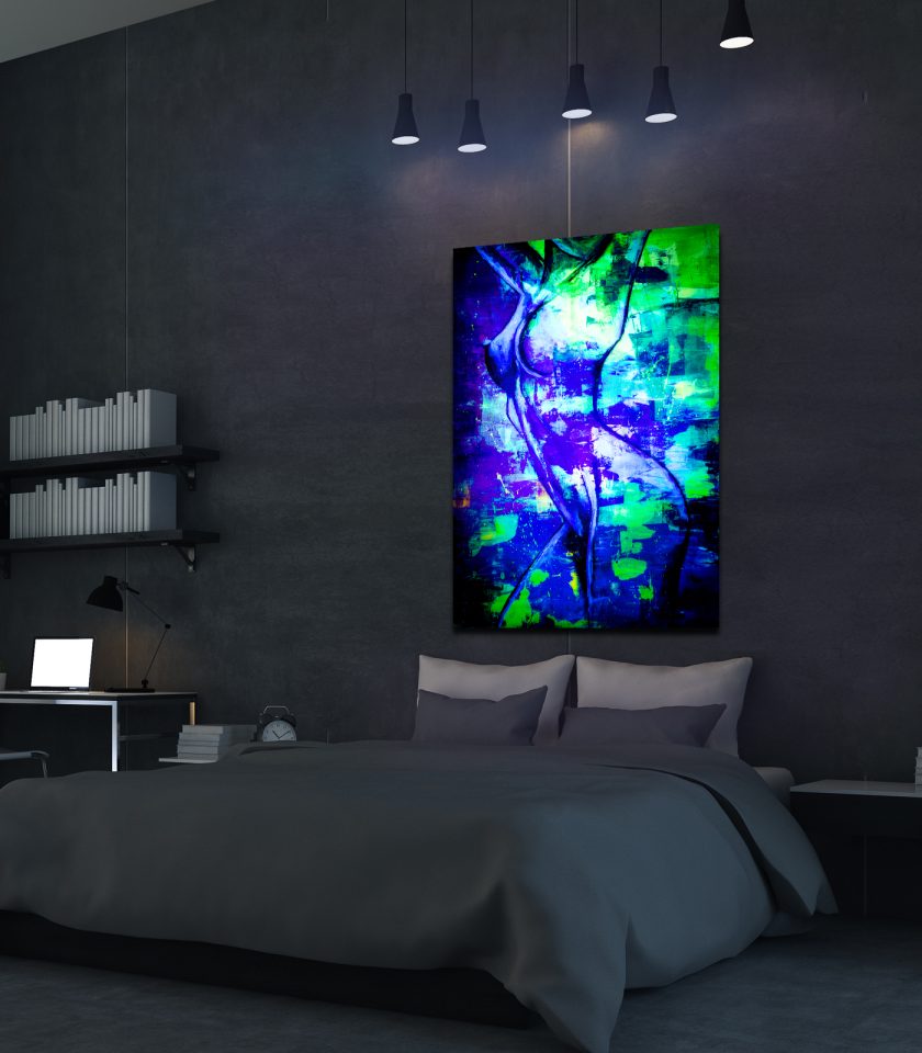 Nude Blue UV painting - Image 2