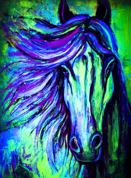 Horse UV painting