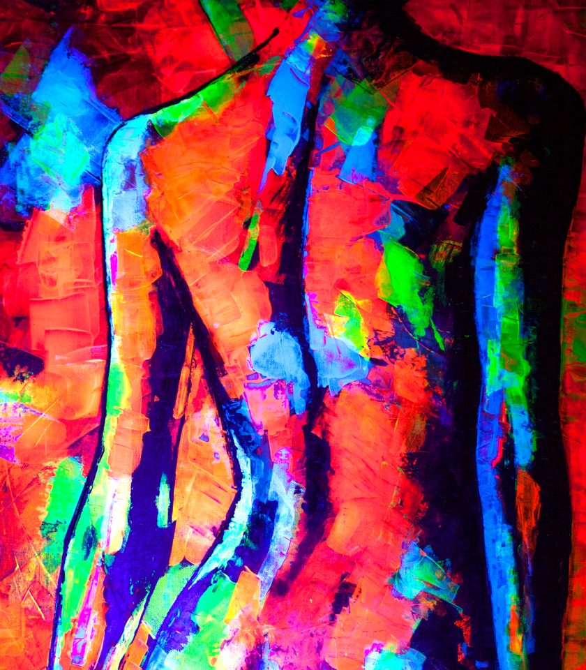Nude Red UV painting - Image 3