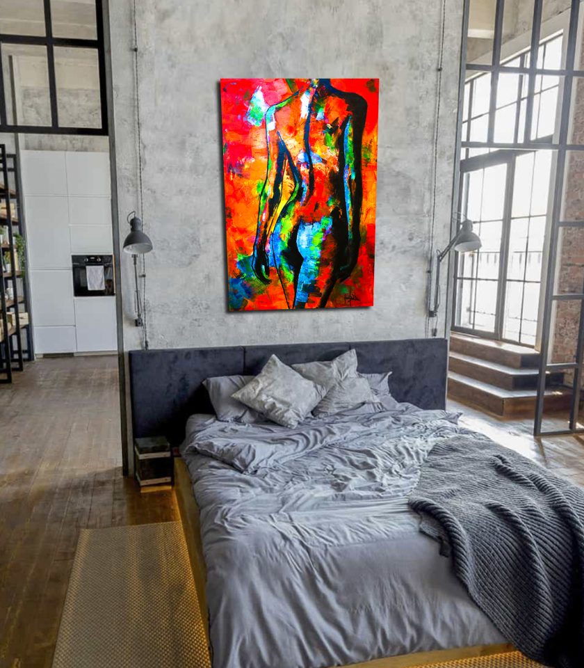 Nude Red UV painting - Image 4