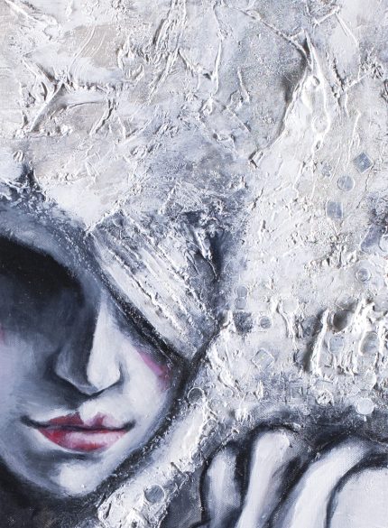 Rococo woman portrait