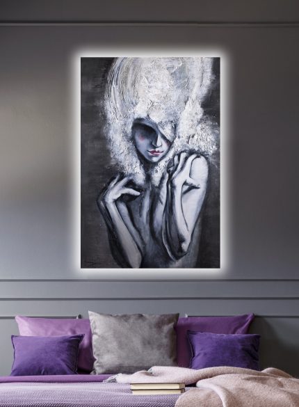 Rococo woman portrait