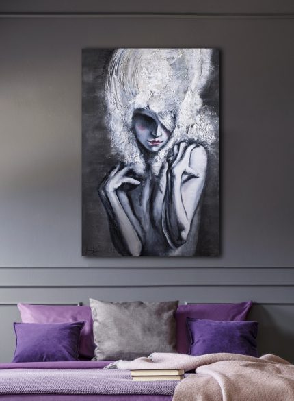 Rococo woman portrait