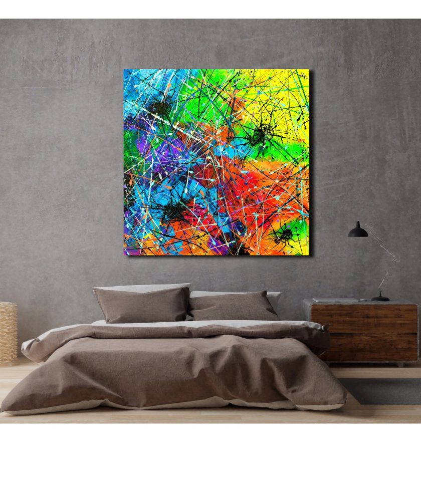 Spider Abstract UV painting - Image 4