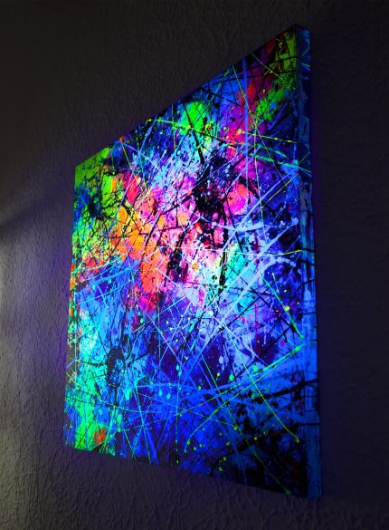Spider Abstract UV painting
