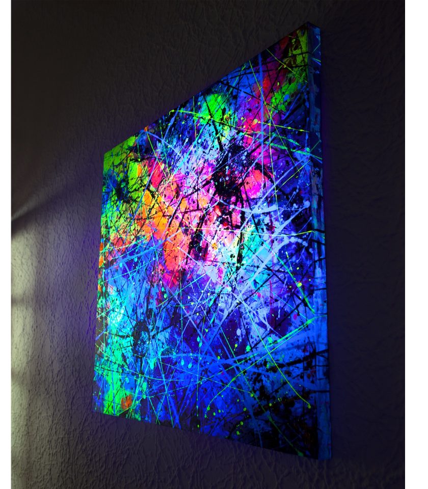 Spider Abstract UV painting - Image 8