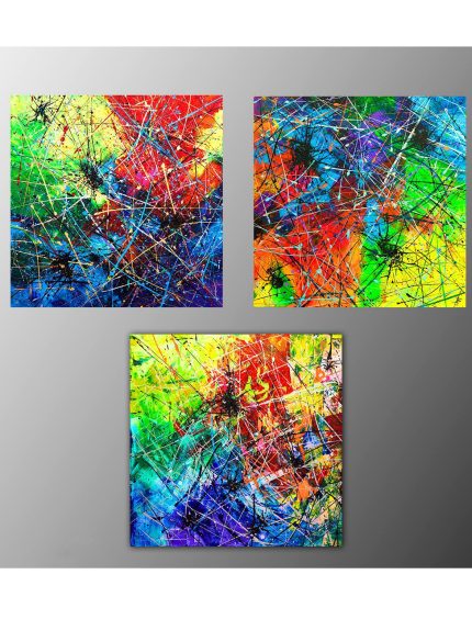 Spider Abstract UV painting