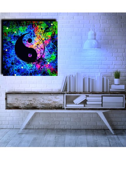 Yin Yang UV painting