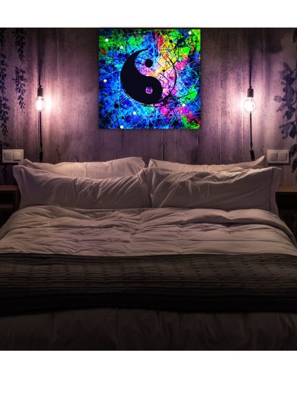 Yin Yang UV painting