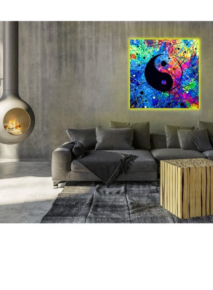 Yin Yang UV painting