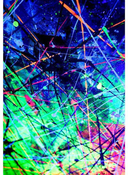 Spider Abstract UV painting