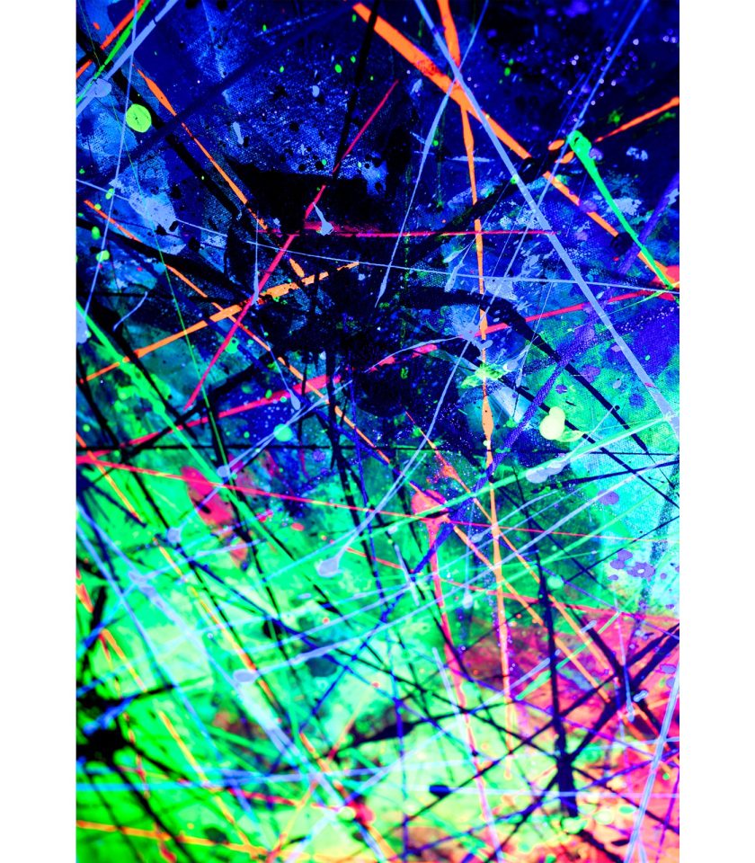 Spider Abstract UV painting - Image 7