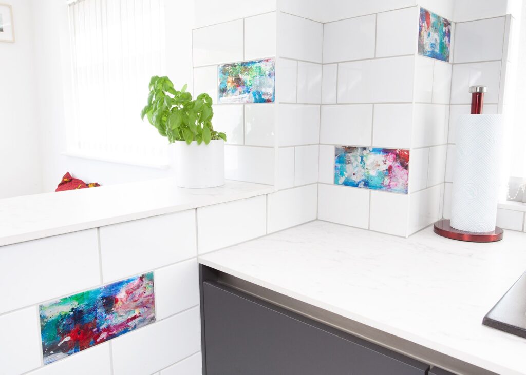 Serendipity Refined Blog: My Kitchen Back splash: Hand Painted Ceramic Tile
