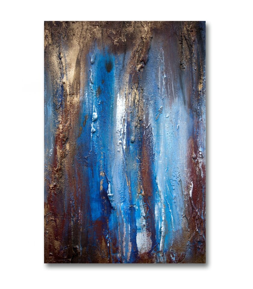Texture blue brown