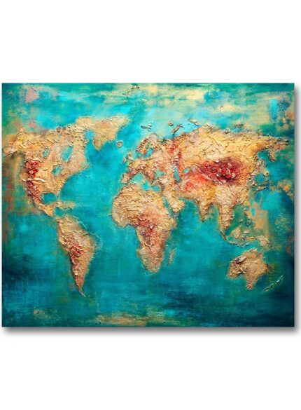 Turquoise Map