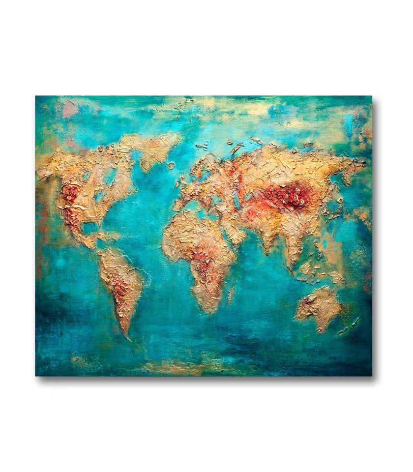 Turquoise Map