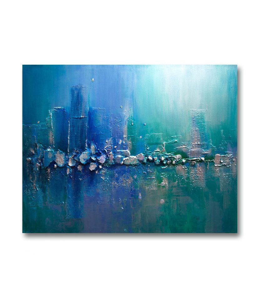 Metallic Textured City 4