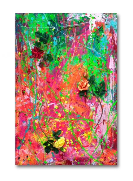 Coloured Flower 3D