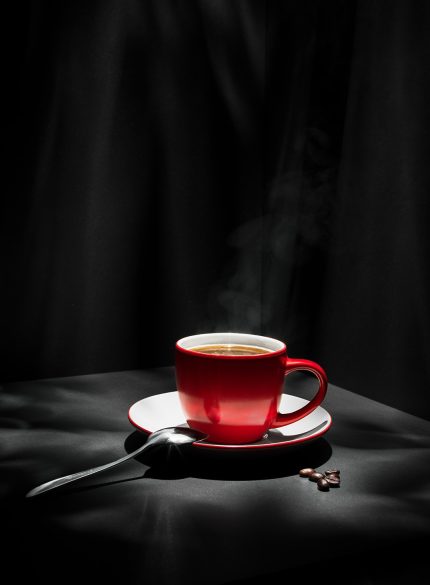 Black coffee and red cup III