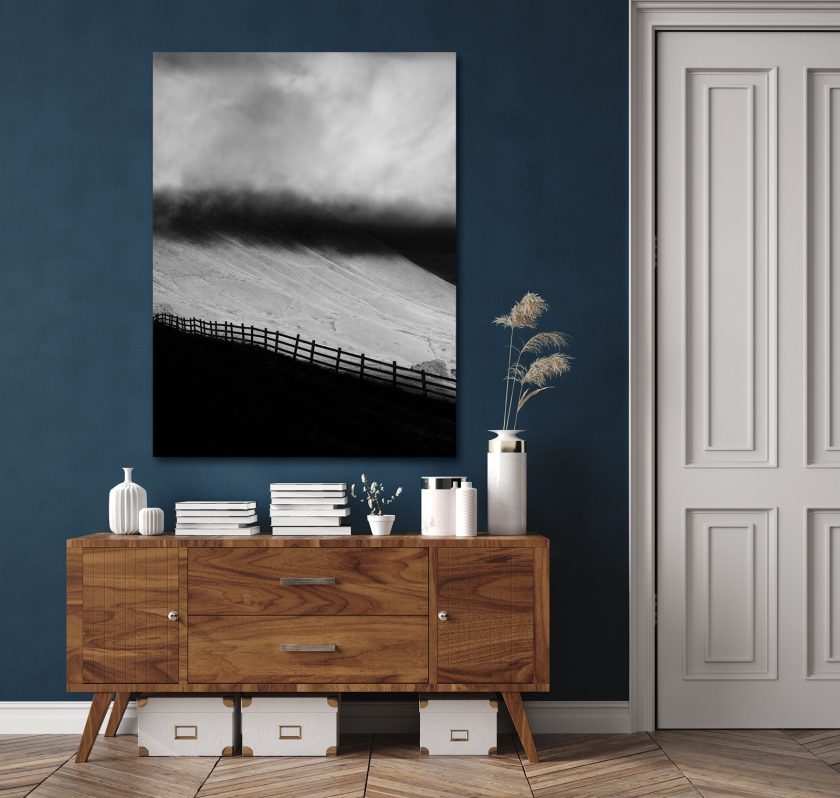 Abstract landscape B&W - Image 2