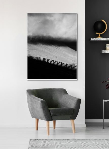 Abstract landscape B&W