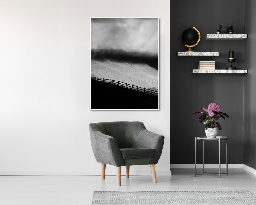 Abstract landscape B&W - Image 4