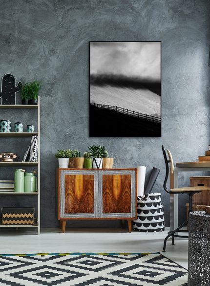 Abstract landscape B&W