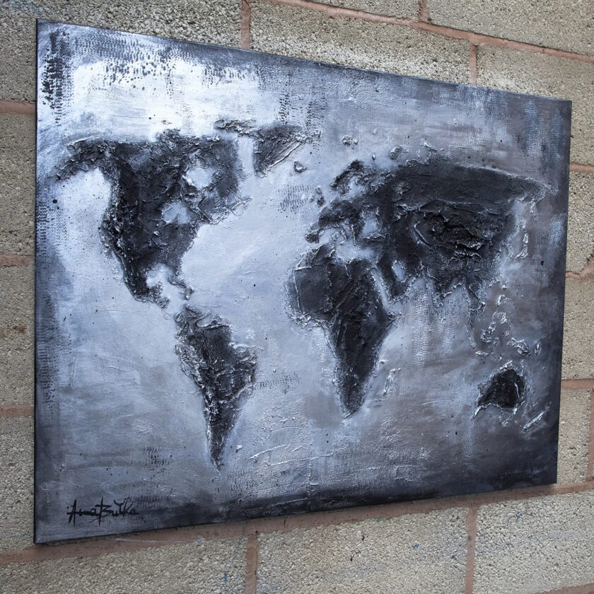 World map BW - Image 5