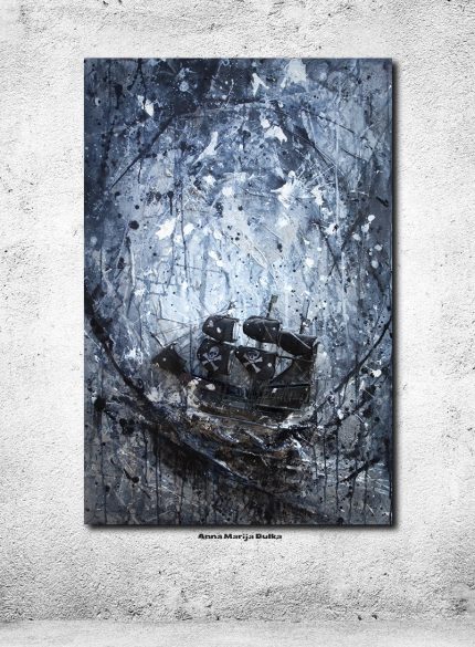 Black Pearl -Ship Wall Art