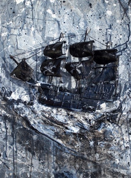 Black Pearl -Ship Wall Art