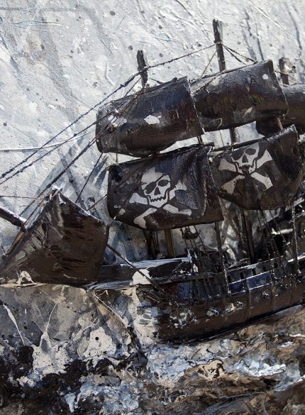 Black Pearl -Ship Wall Art