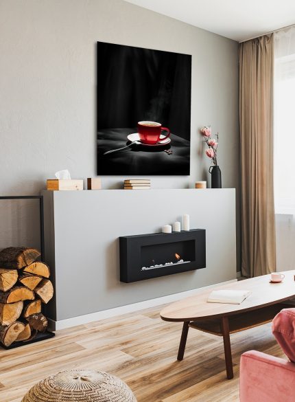 Black coffee and red cup III