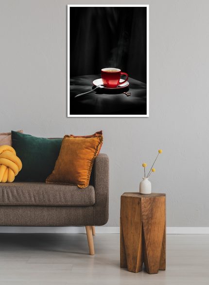 Black coffee and red cup III