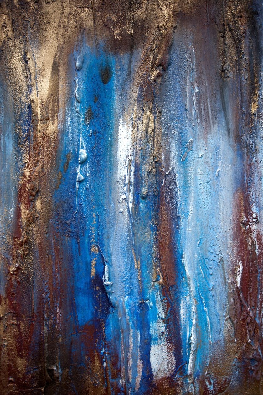 Texture blue brown - Image 6